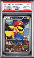2016 Pokemon Fa Mario Pikachu Promo #294 PSA10
